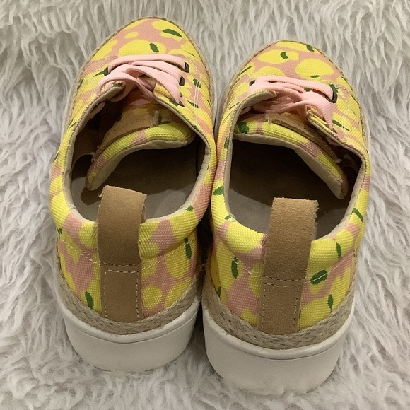 Spenco women’s pink lemon athletic comfy elastic slip on shoes size 6 - Picture 2 of 7